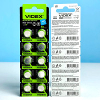 Батарейка Videx Alkaline AG10 LR1130 1.5V (10шт.)