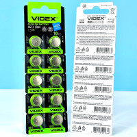 Батарейка Videx Alkaline AG13 LR44 1.5V (10шт.)