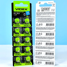 Батарейка Videx Alkaline AG4 LR626 1.5V