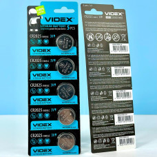 Батарейки літієва Videx CR2025/5003LC 3V
