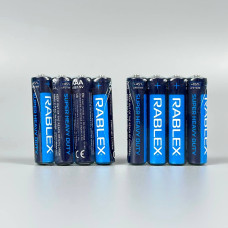 Батарейка солева Rablex 1.5V AAA R6P міні-пальчикова