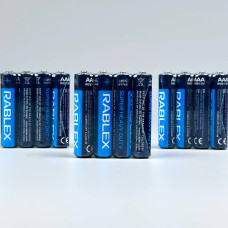 Батарейка сольова Rablex 1.5V АAA R03P міні-пальчикова 
