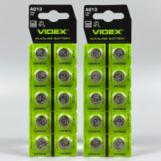 Батарейка Videx Alkaline AG13 LR44 1.5V (10шт.)