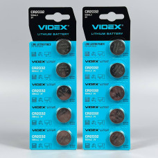 Батарейка літієва Videx CR2032, 5004LC 3V (5шт.)
