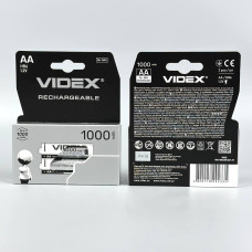 Акумулятор Videx Rechargeable R6, AA 1000mAh 1.2V (HR6,size AA,NiMN)