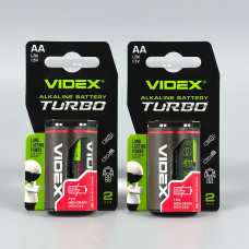 Батарейка VIDEX ALKALINE TURBO AA LR06 1.5V