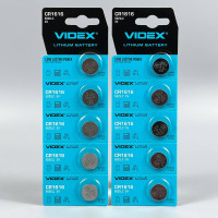 Батарейка літієва VIDEX CR1616, 5021LC 3V (5шт.)