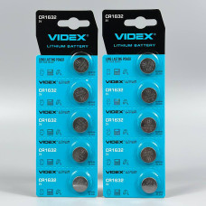 Батарейка літієва VIDEX CR1632 3V (5 шт.)
