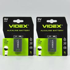 Батарейка VIDEX ALKALINE 6LR61, 9V