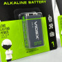 Батарейка VIDEX ALKALINE 6LR61, 9V