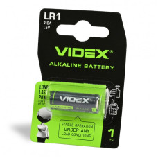 Батарейка лужна VIDEX LR1, 910A 1.5V