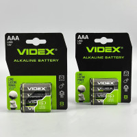 Батарейка VIDEX ALKALINE AAA LR03 1.5V BOX (8шт.)