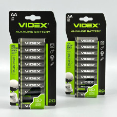 Батарейка VIDEX ALKALINE AA LR6 1.5V BOX (20 шт.)