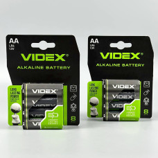 Батарейка VIDEX ALKALINE AA LR6 1.5V BOX (8 шт.)