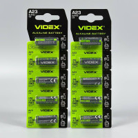 Батарейка VIDEX ALKALINE A23, E23A, 8LR932 12V (5 шт.)