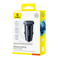 Автомобільний зарядний пристрій Baseus GoTrip DP1 Car Charger 30W (C00072300123-00)