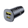 Автомобільний зарядний пристрій Baseus GoTrip DP1 Car Charger 30W (C00072300123-00)