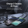 Автомобільний зарядний пристрій Baseus GoTrip DP1 Car Charger 30W (C00072300123-00)