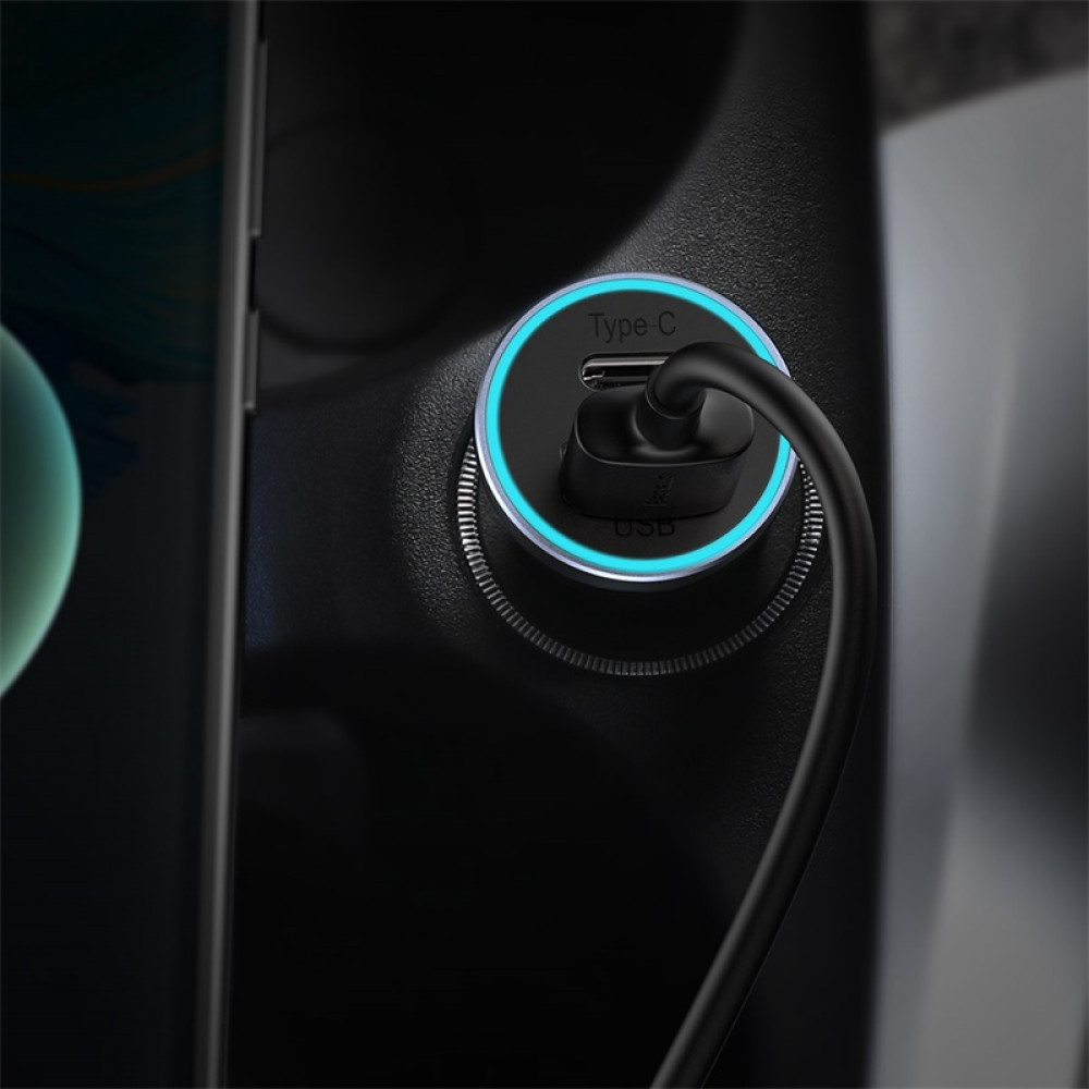 Автомобільний зарядний пристрій Baseus Golden Contactor Pro Dual 40W Type-C (TZCCJD-0G)