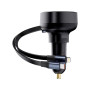 Автомобільний зарядний пристрій Baseus Enjoyment Pro Type-C+Retractable Type-C+Lightning Cable 60W (C00057802111-00(02))