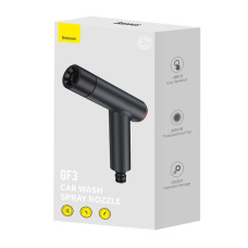 Водяний пістолет Baseus GF3 Car Wash Spray Nozzle + телескопічний шланг 15m (CPGF020213)
