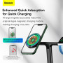 Бездротовий зарядний пристрій Baseus Swan 3in1 Magnetic 20W (WXTE000101)