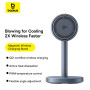 Бездротовий зарядний пристрій Baseus Orbit 2 Pro Air-Cooled 2in1 Wireless Charging Stand Qi2 20W (P10273500813-0)