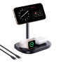 Бездротовий зарядний пристрій Baseus EnerFill FS41 3in1 Wireless Charging Stand with TEC Cooling 22.5W (P10281904123-02)