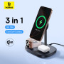 Бездротовий зарядний пристрій Baseus EnerFill FS41 3in1 Wireless Charging Stand with TEC Cooling 22.5W (P10281904123-02)
