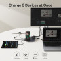 Бездротовий зарядний пристрій Baseus Nomos ND11 6in1 Charging Station Magnetic Wireless 67W 1.5m (E00078801123-00)