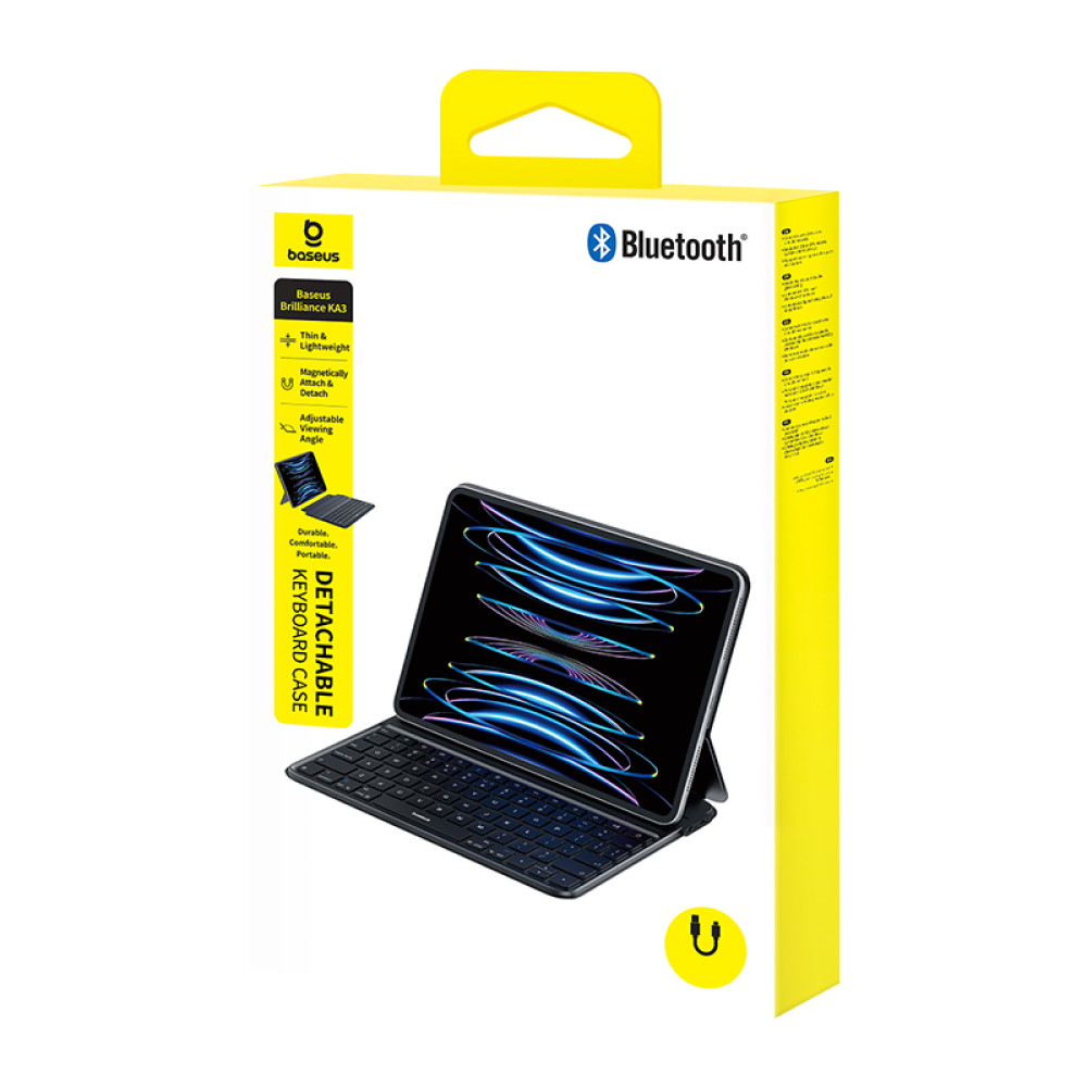 Чохол-Книга з клавіатурою Baseus Brilliance KA3 Detachable Keyboard Case for iPad Pro 11inch-Air 4-Air 5 10.9inch-iPad Air 6-Air 7 11inch (B0004D02)