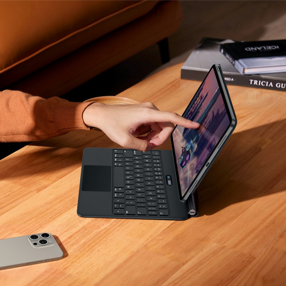 Чохол-Книга з клавіатурою Baseus Brilliance Series 2 Original Keyboard Case for iPad Pro 11inch-iPad Air4-Air5-Air6 10.9inch (P40165002113-00)