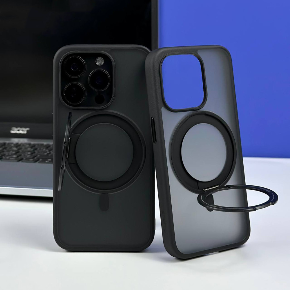 Накладка Baseus SkyRing Series 360° Magnetic Phone Case with Stand iPhone 15 Pro Max (P60161005101-09)