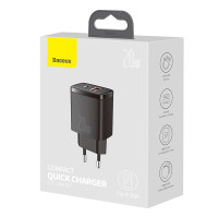Мережевий зарядний пристрій Baseus Compact PD20W (CCXJ-B01, CCXJ-B02)