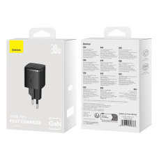 Мережевий зарядний пристрій Baseus Cube Pro GaN 30W (CCXF000301)
