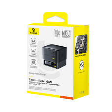 Мережевий зарядний пристрій Baseus Super GaN Desktop Charger Type-C 100W (P10164001123-00)