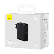 Мережевий зарядний пристрій Baseus GaN5 Pro 140W Type-C to Type-C (CCGP100201)