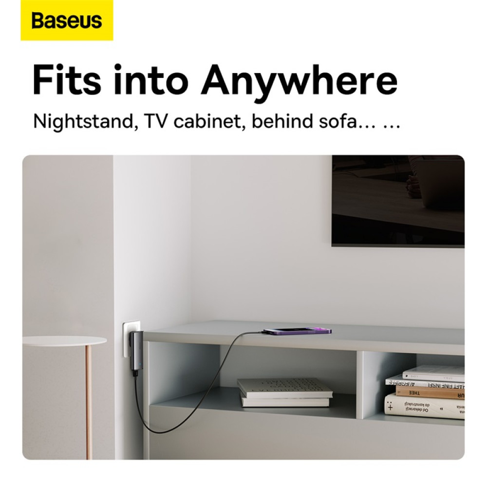 Мережевий зарядний пристрій Baseus GaN5 Pro Ultra-Slim 65W Type-C to Type-C (CCGP150113)