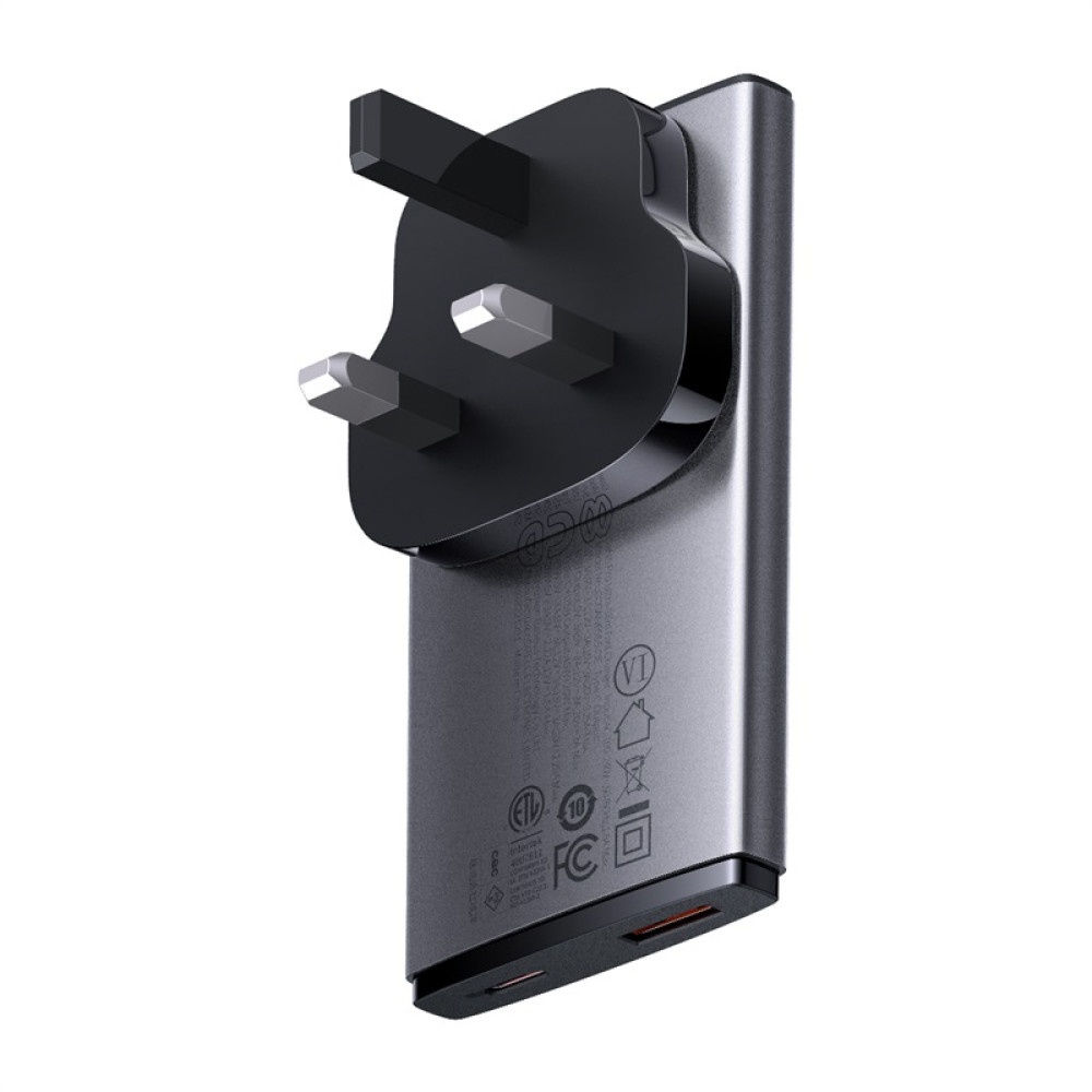 Мережевий зарядний пристрій Baseus GaN5 Pro Ultra-Slim 65W Type-C to Type-C (CCGP150113)