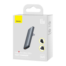 Мережевий зарядний пристрій Baseus GaN5 Pro Ultra-Slim 65W Type-C to Type-C (CCGP150113)