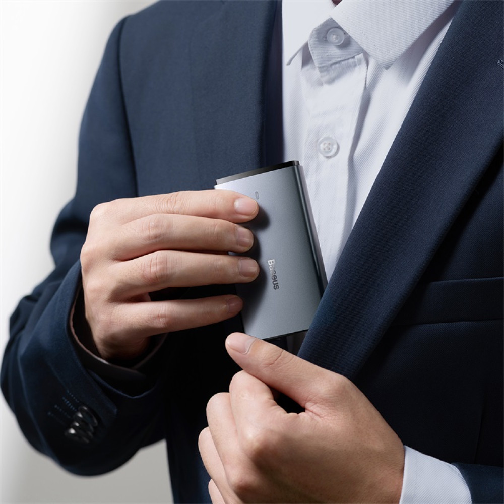 Мережевий зарядний пристрій Baseus GaN5 Pro Ultra-Slim 65W Type-C to Type-C (CCGP150113)