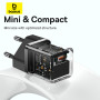 Мережевий зарядний пристрій Baseus GaN5 Mini PD30W Type-C to Type-C (P10110902113-00)