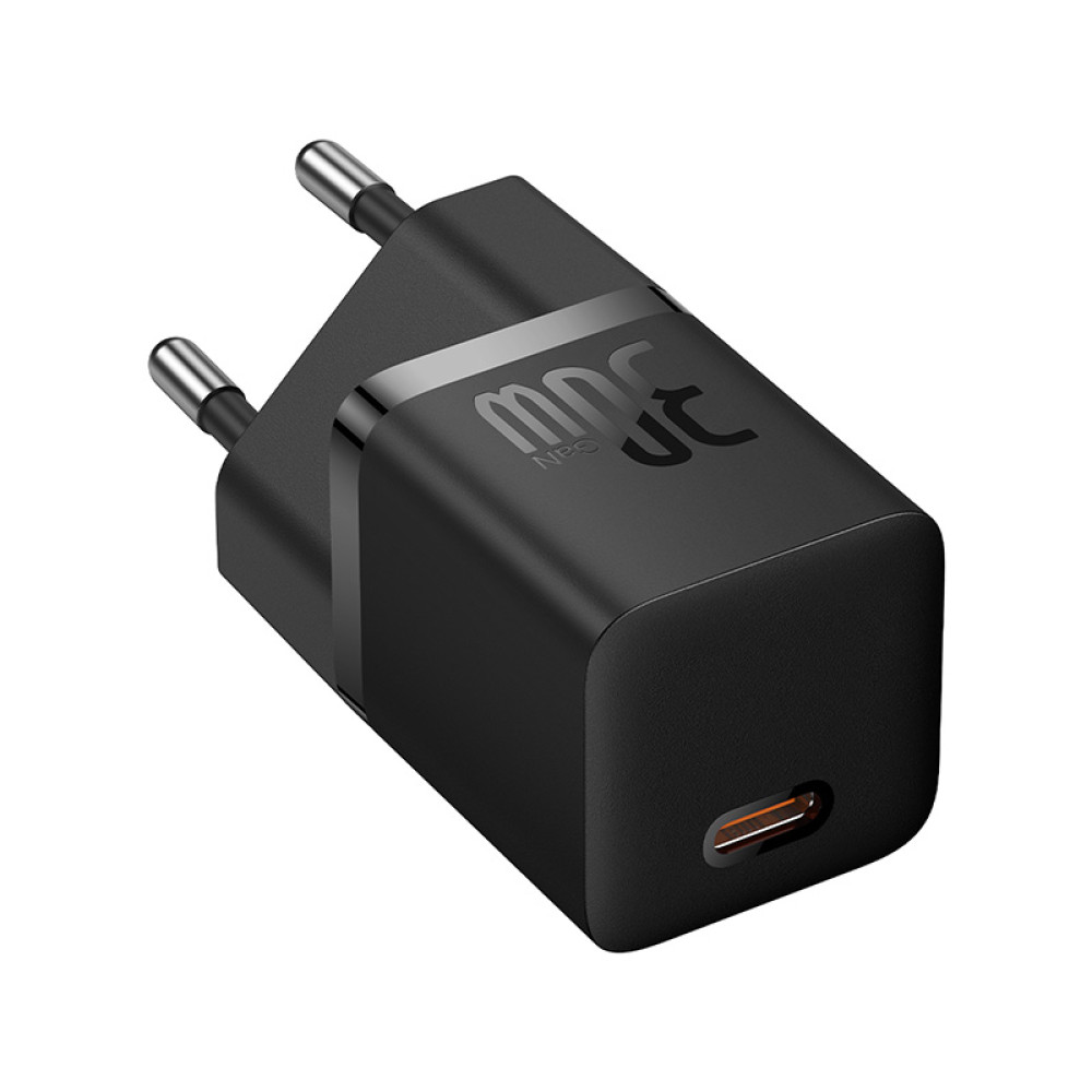 Мережевий зарядний пристрій Baseus GaN5 Mini PD30W Type-C to Type-C (P10110902113-00)
