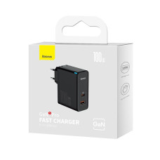 Мережевий зарядний пристрій Baseus GaN5 Pro Fast Charger 100W Type-C to Type-C (CCGP090201)
