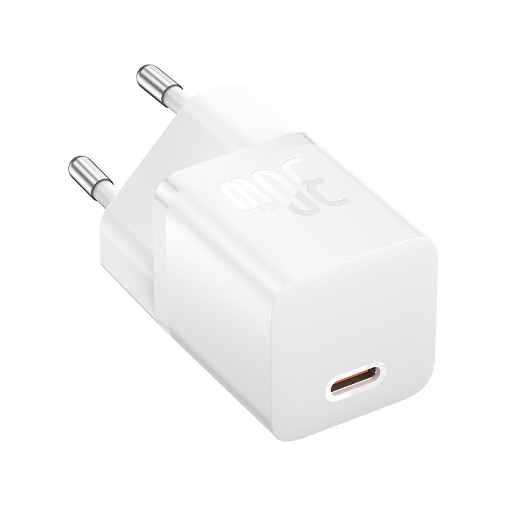 Мережевий зарядний пристрій Baseus GaN5 Mini PD30W Type-C to Type-C (P10110902213-00)