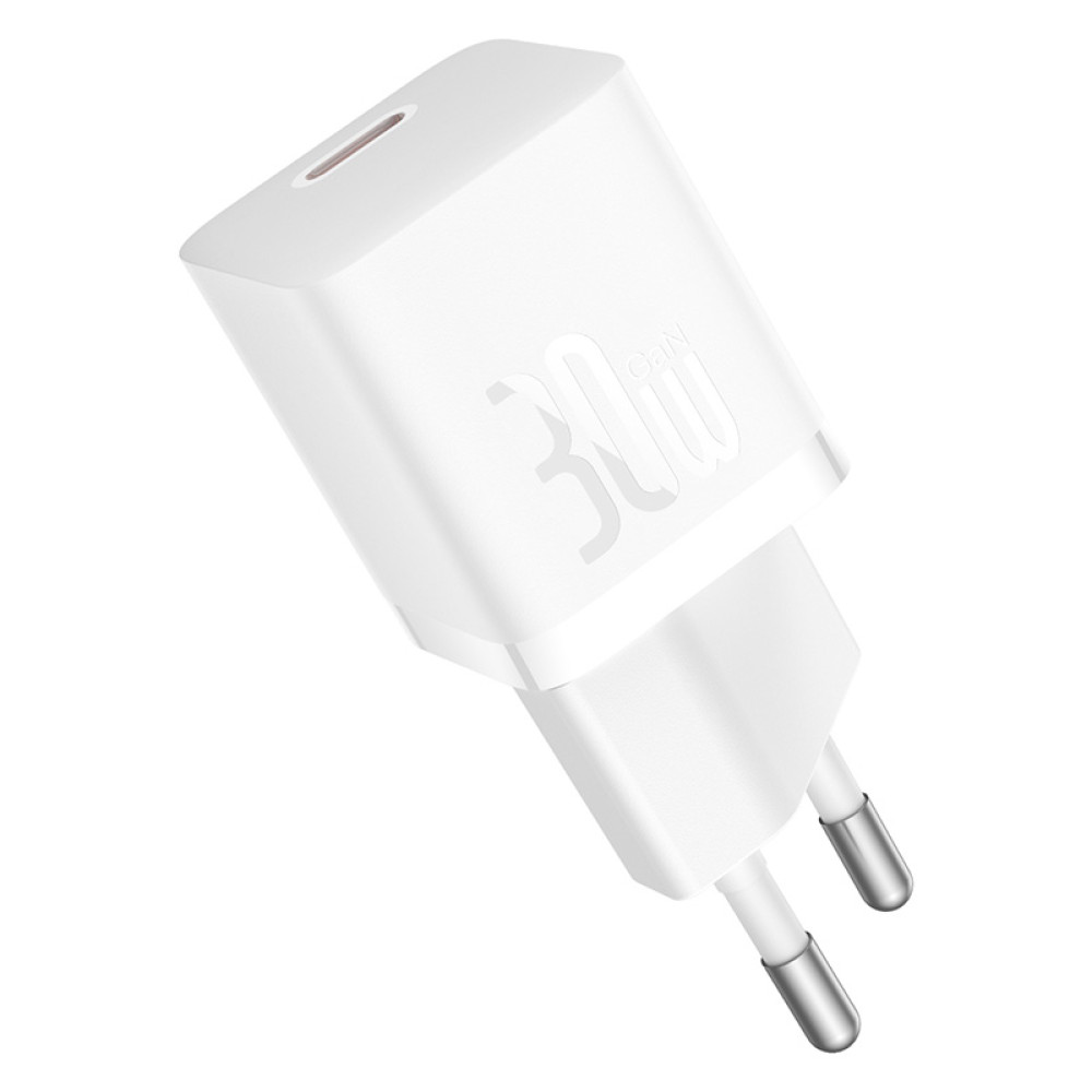 Мережевий зарядний пристрій Baseus GaN5 Mini PD30W Type-C to Type-C (P10110902213-00)
