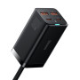 Мережевий подовжувач Baseus GaN3 Pro Desktop PD100W+60W 1m (CCGP000101)