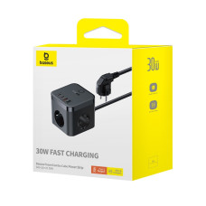 Мережевий подовжувач Baseus PowerCombo Tower Digital PD30W 1.5m (E00066400117-00)