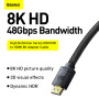 Кабель Baseus High Definition Series HDMI 8K to HDMI 8K 1m (CAKGQ-J01)