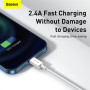 Data Cable Baseus Superior Series Lightning 2.4A 1m (CALYS-A01, CALYS-A02)
